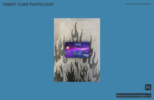 Südsudan Ecobank Visa Classic Karte Fotoansicht Beispielvorschau